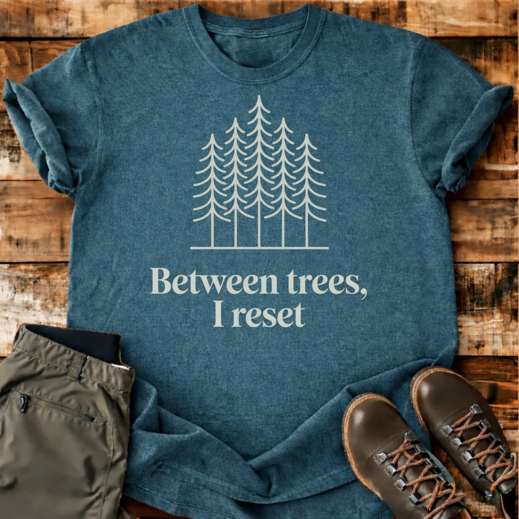 Between Trees I Reset T-shirt – GroundWorn