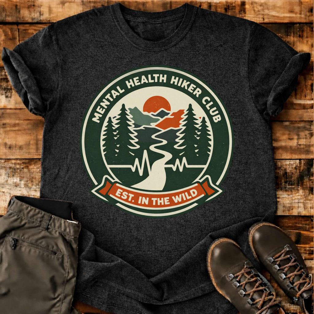 Mental Healther Hiker Club T-shirt