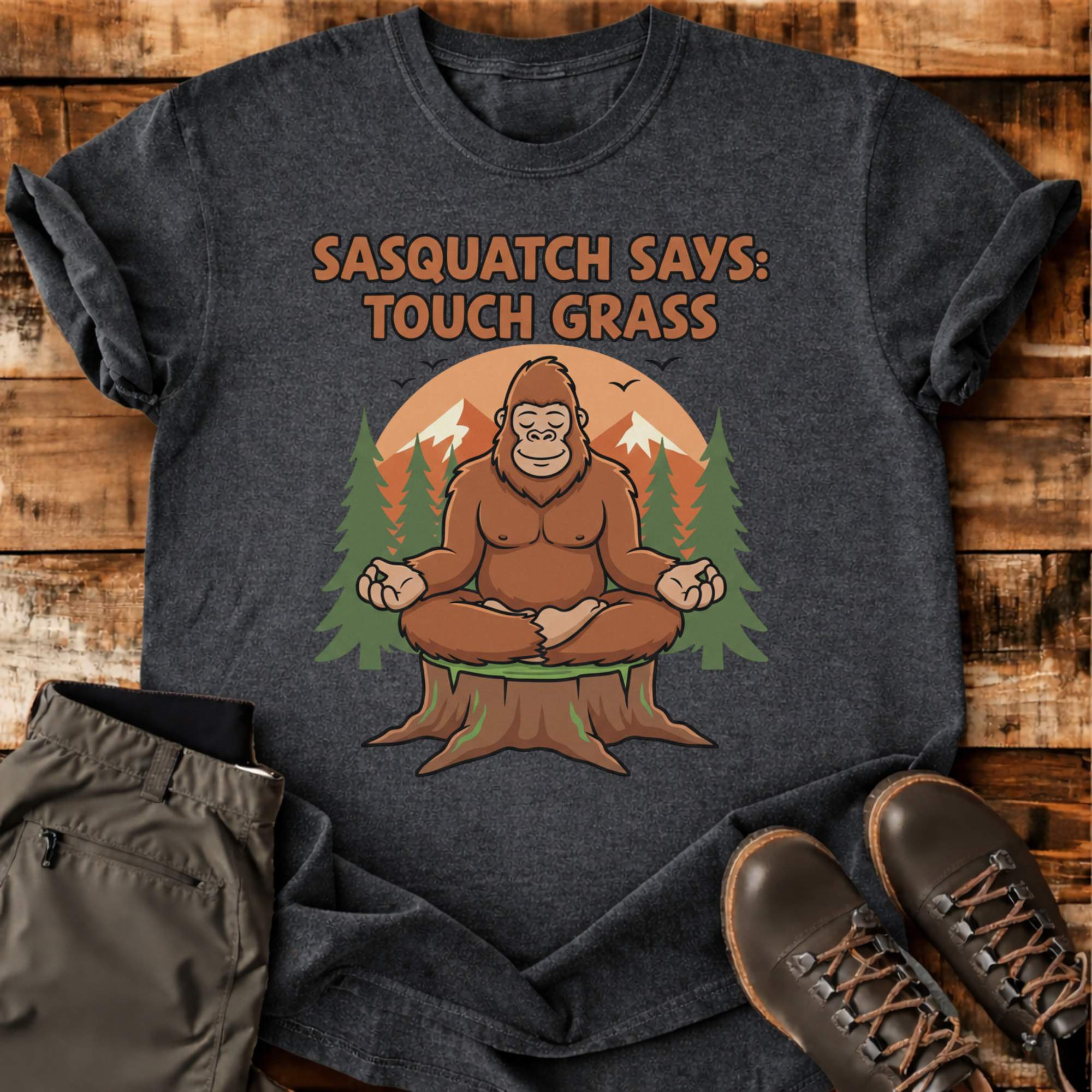 Sasquatch Says T-shirt