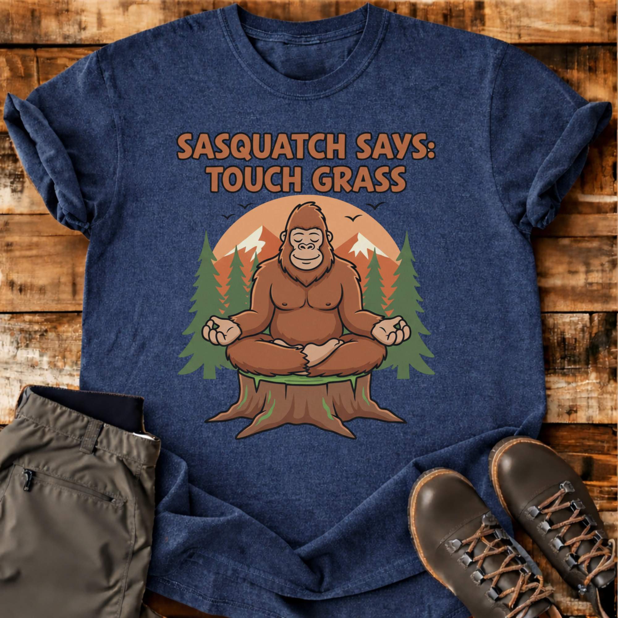 Sasquatch Says T-shirt