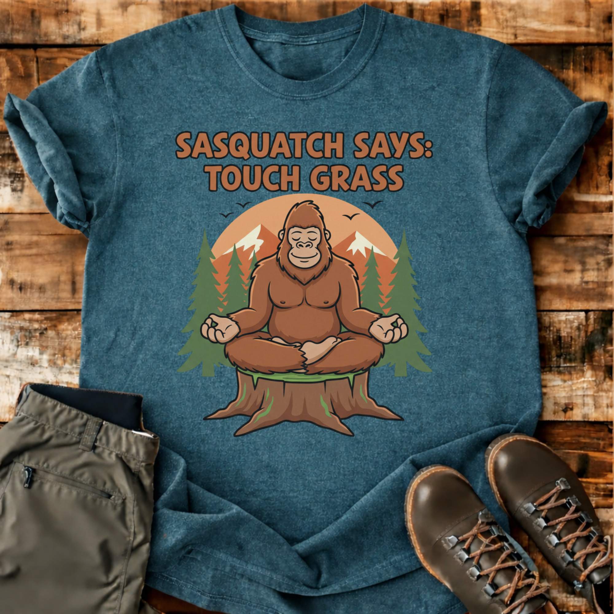 Sasquatch Says T-shirt