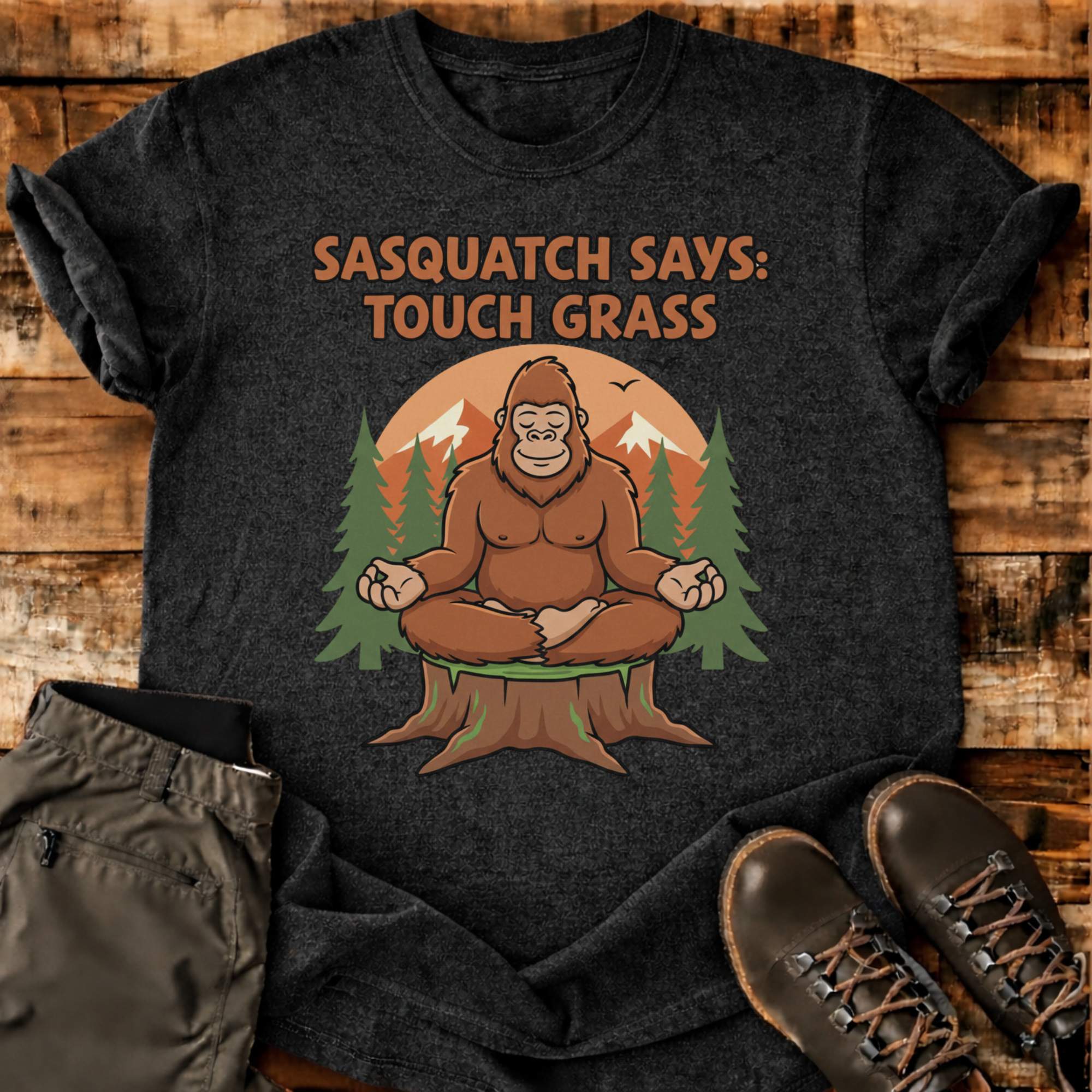 Sasquatch Says T-shirt