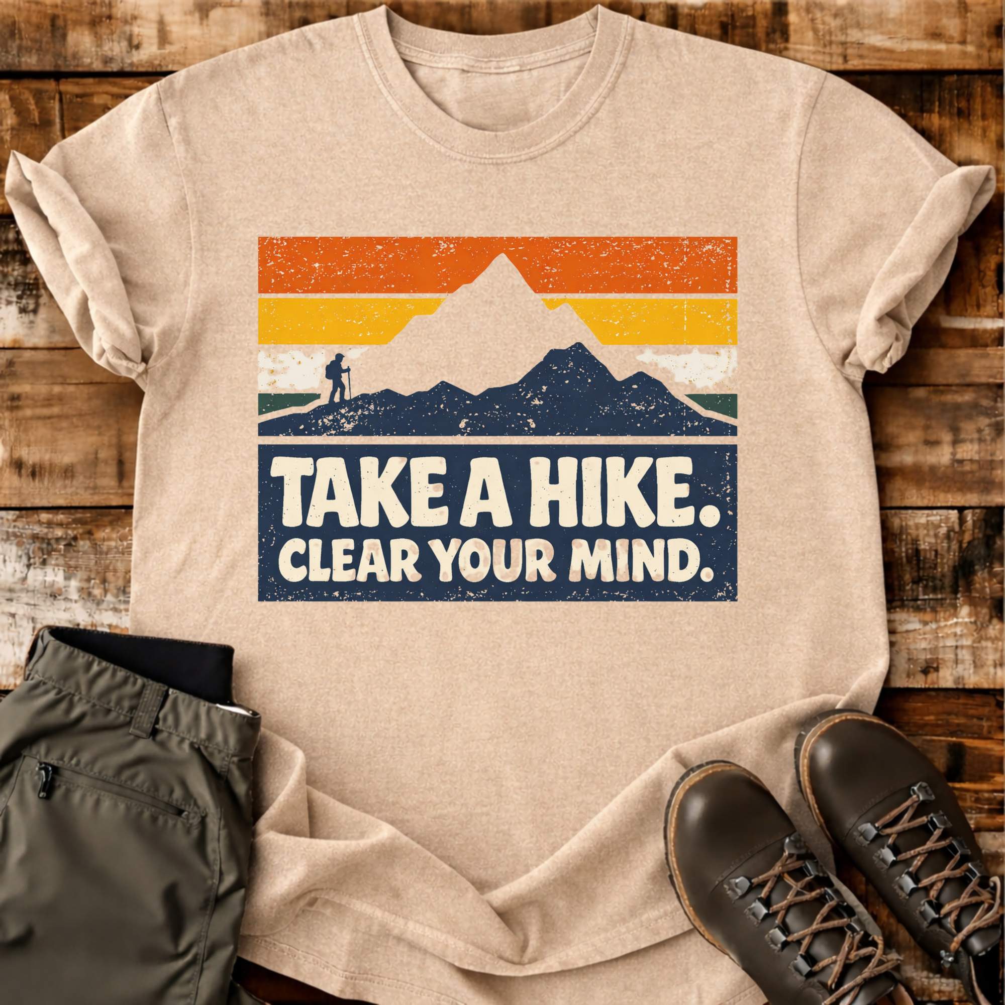 Take a Hike Clear Your Mind T-shirt