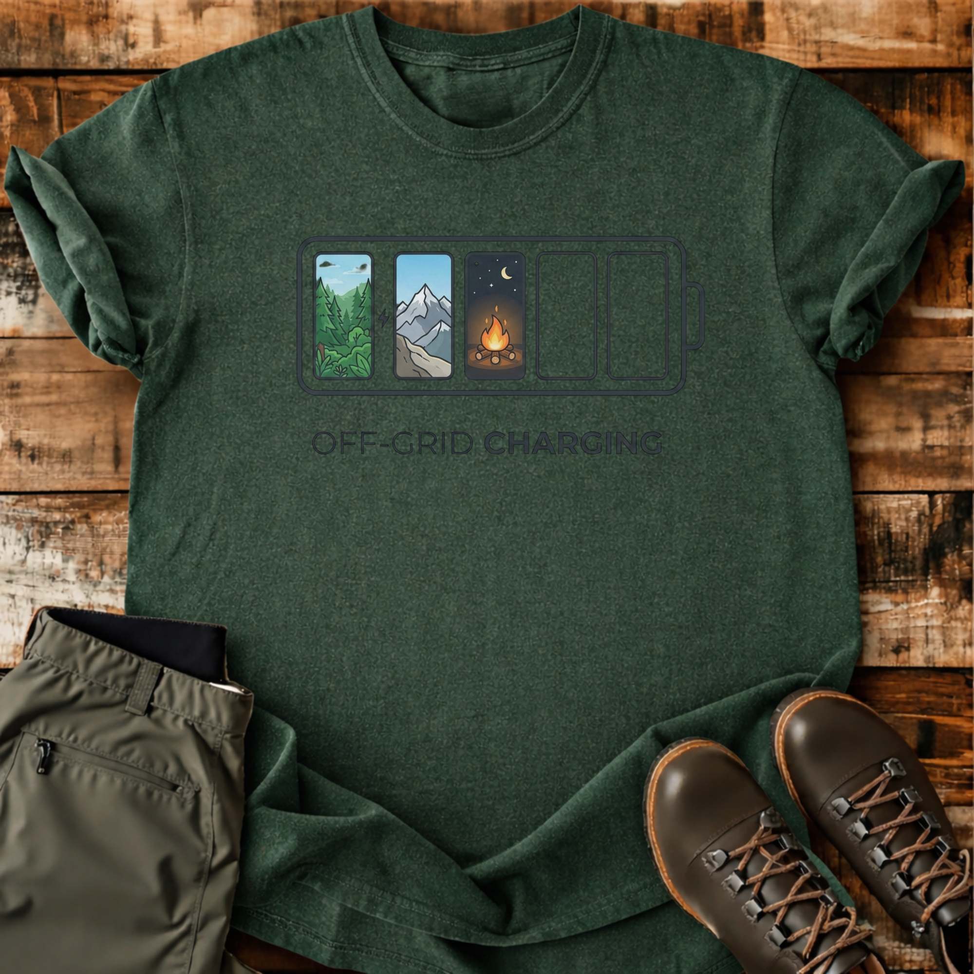 Off-Grid Charging T-shirt