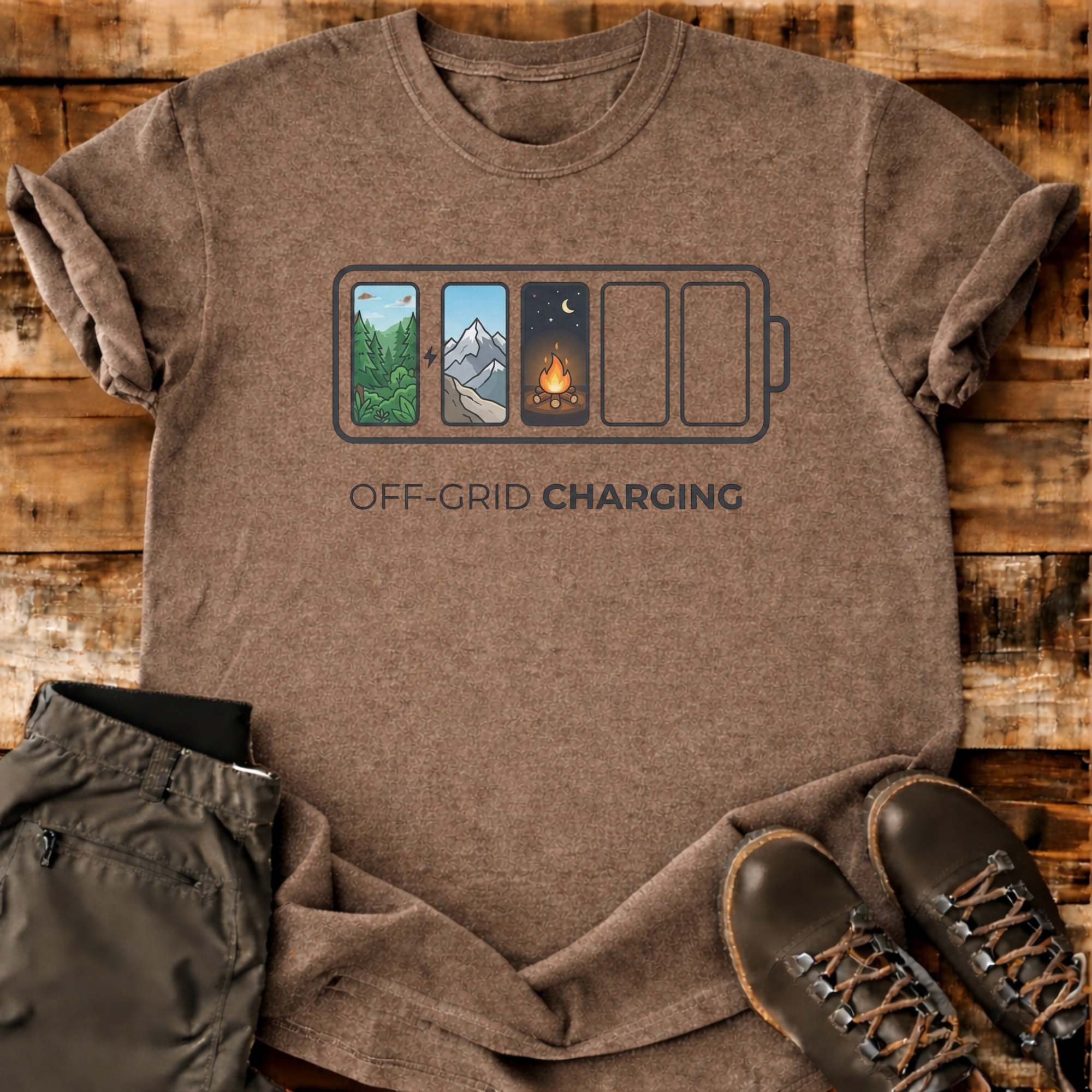 Off-Grid Charging T-shirt
