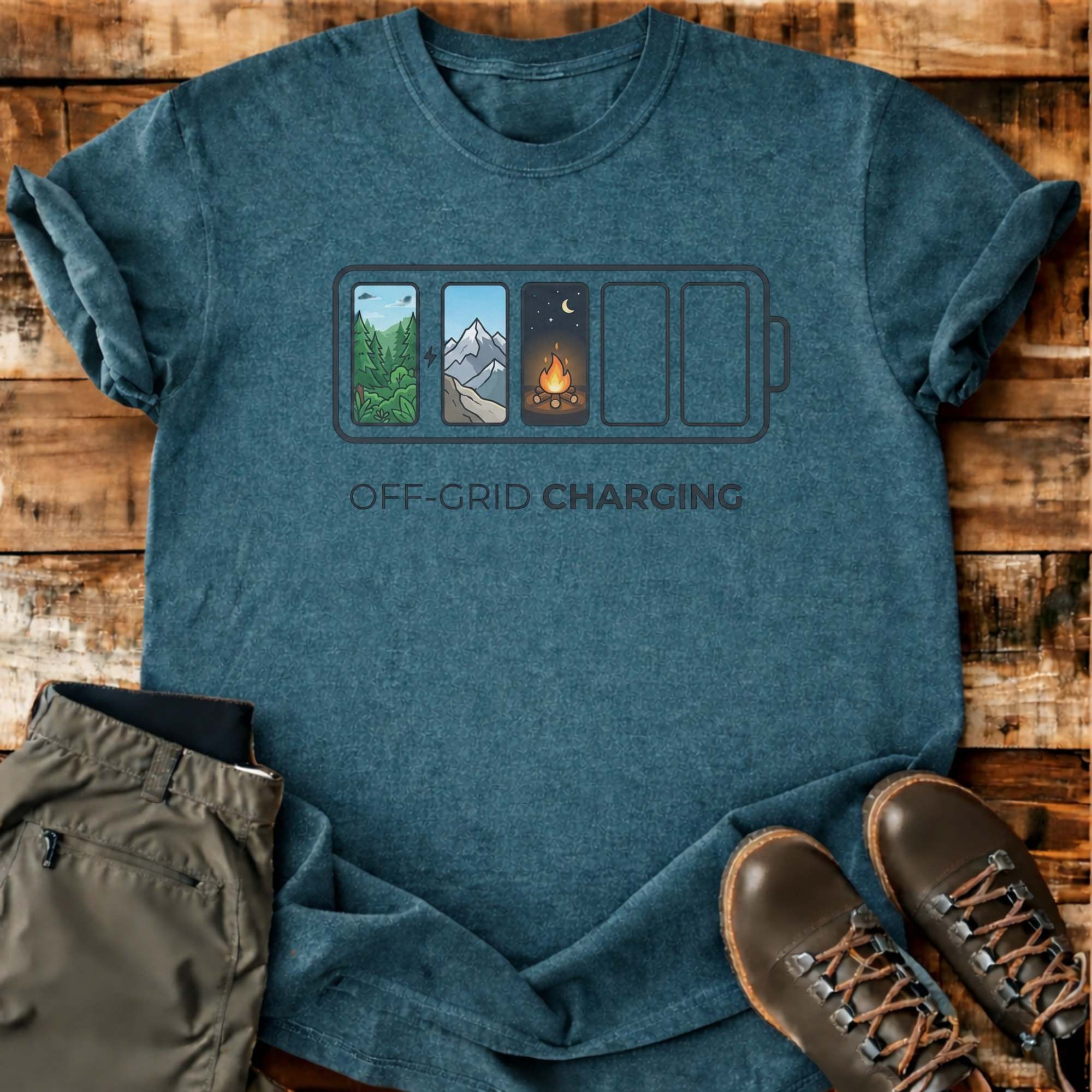 Off-Grid Charging T-shirt