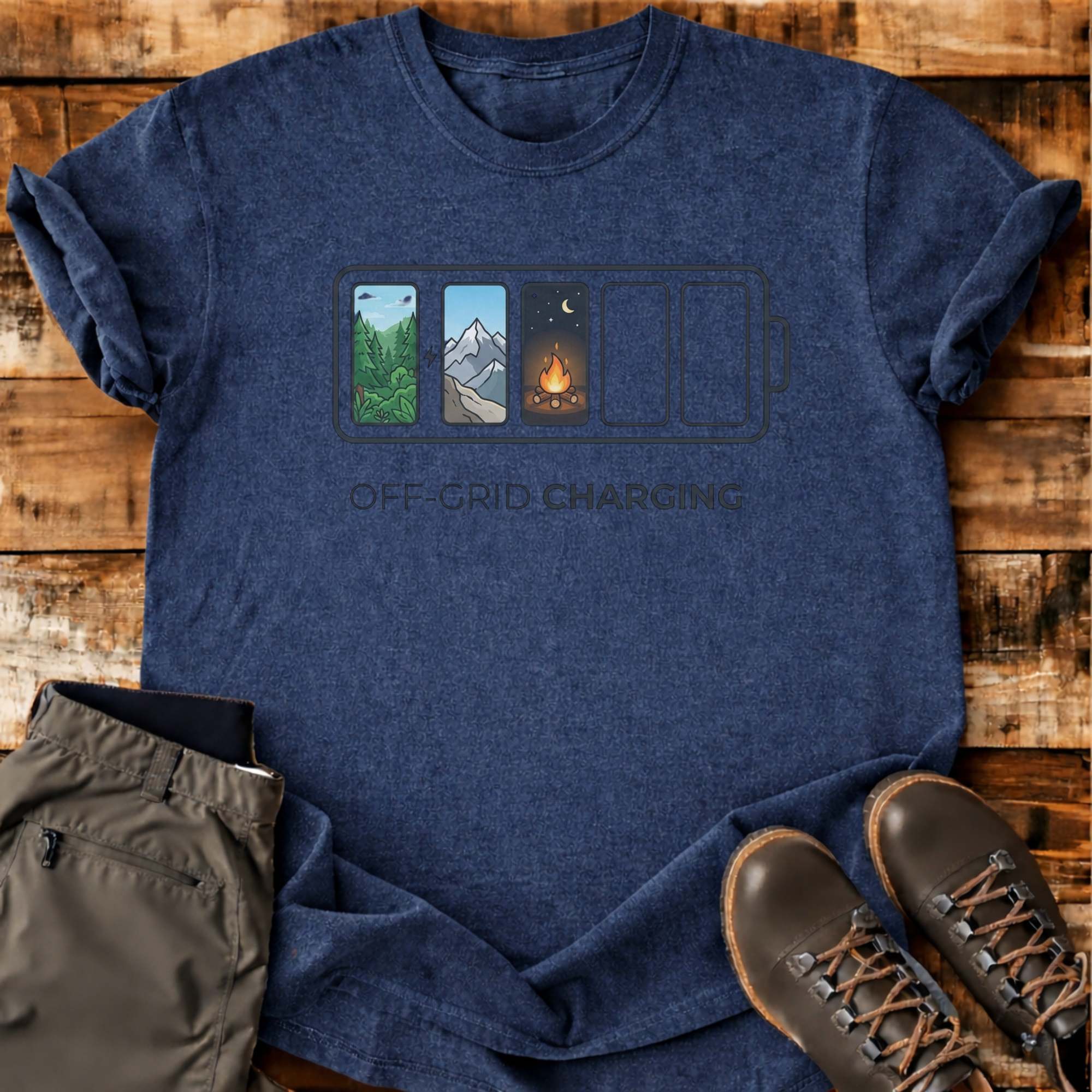 Off-Grid Charging T-shirt