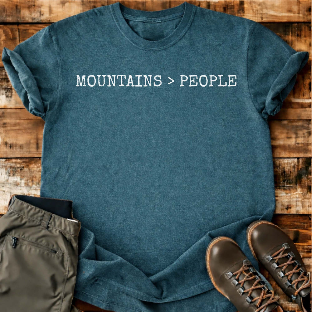 Mountains Over People T-shirt