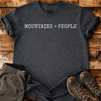 Mountains Over People T-shirt