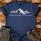 Hiking Is Cheaper Than Therapy T-shirt