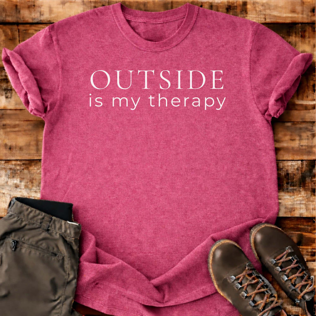 Outside Is My Therapy T-shirt