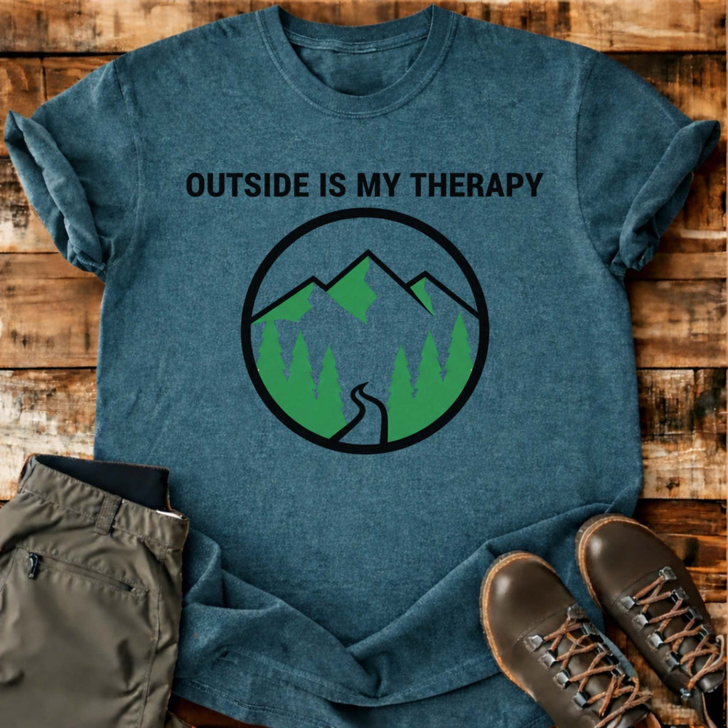 Outside Is My Therapy T-shirt