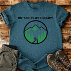 Outside Is My Therapy T-shirt