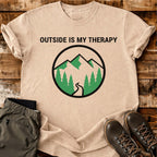 Outside Is My Therapy T-shirt