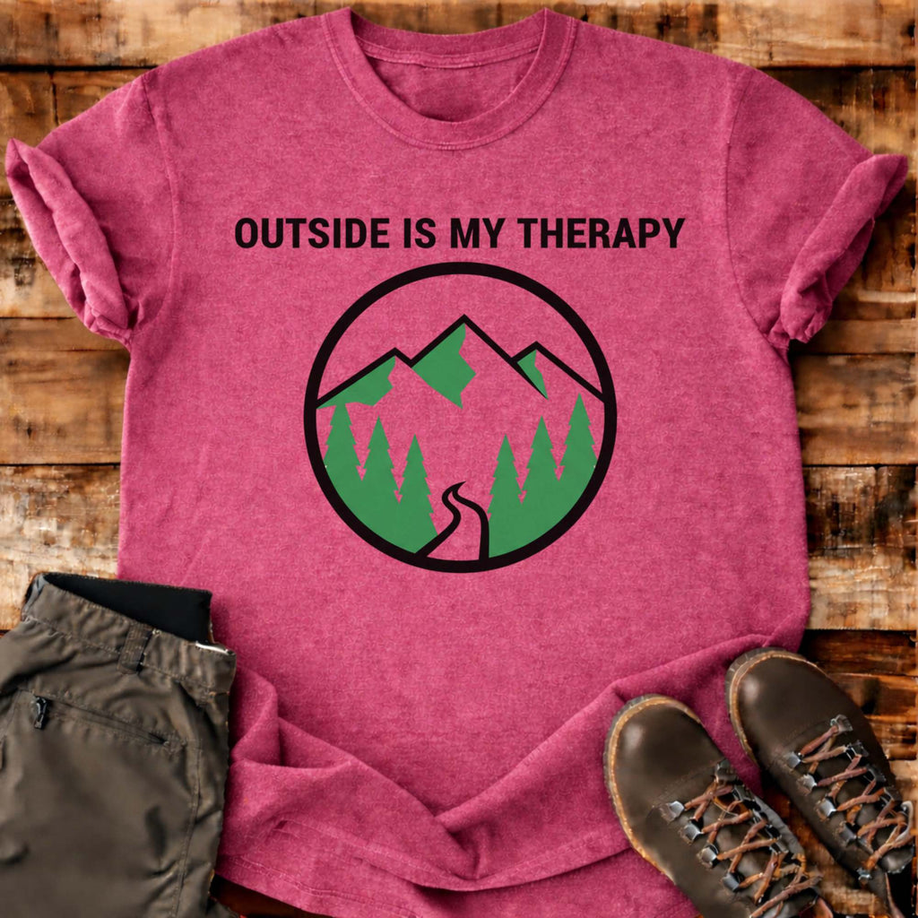 Outside Is My Therapy T-shirt