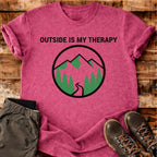 Outside Is My Therapy T-shirt