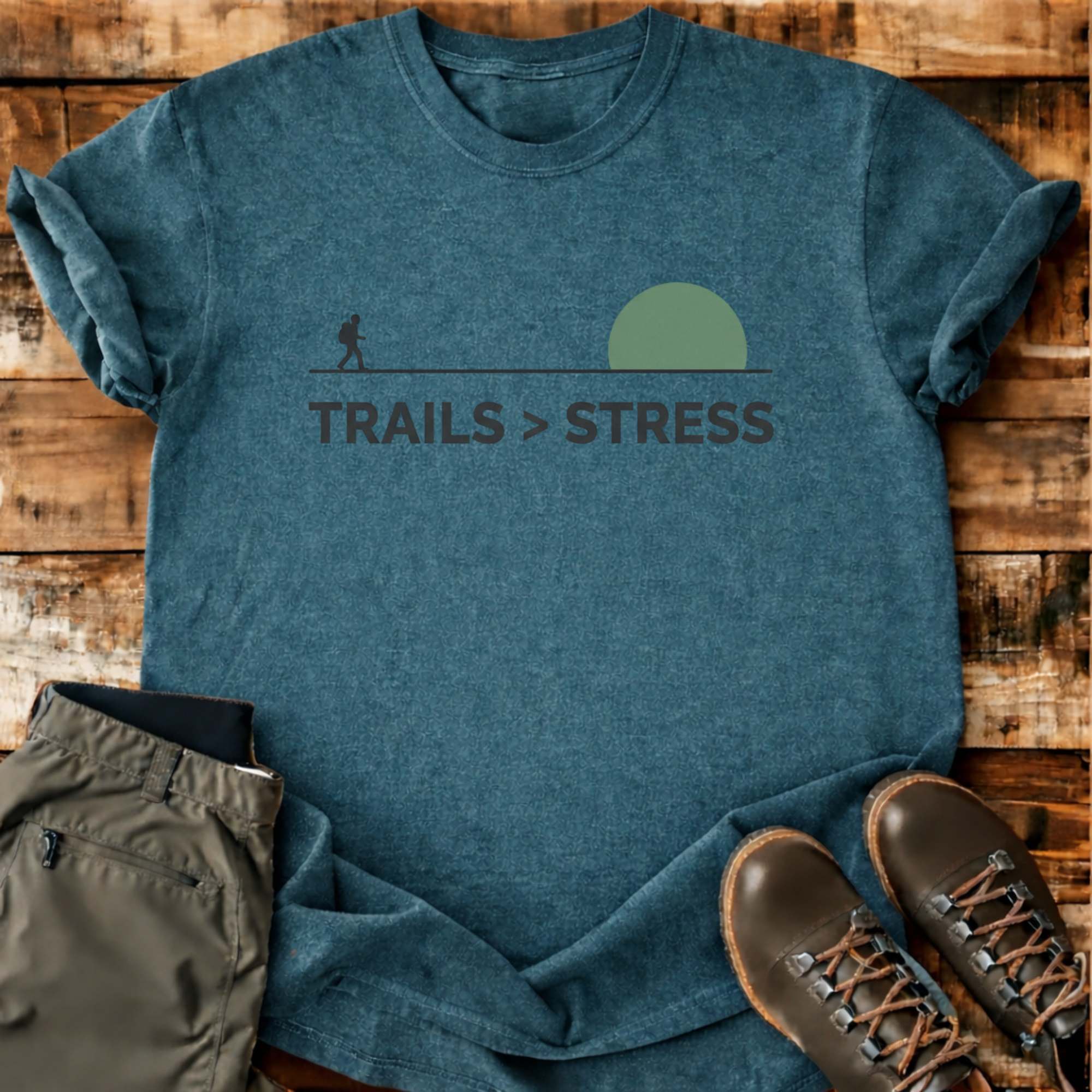 Trails Over Stress T-shirt
