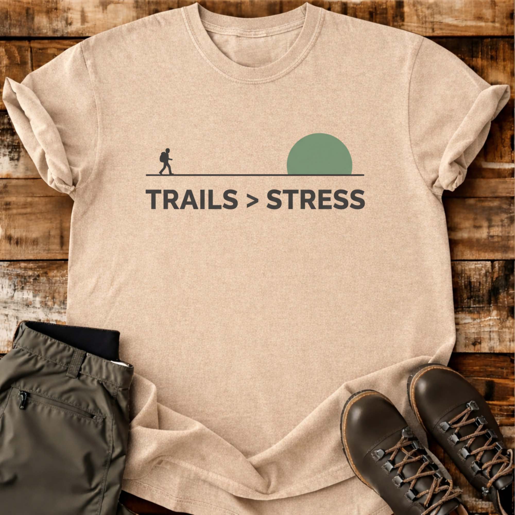 Trails Over Stress T-shirt