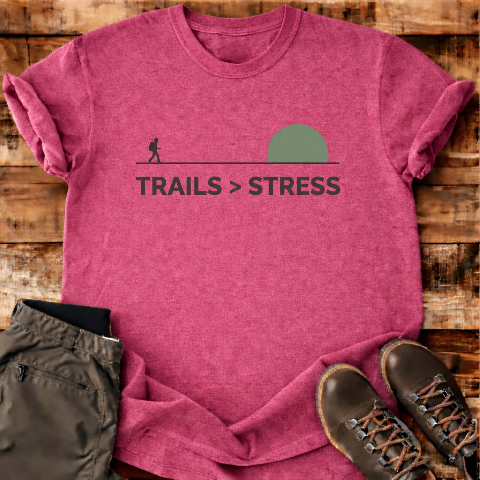 Trails Over Stress T-shirt