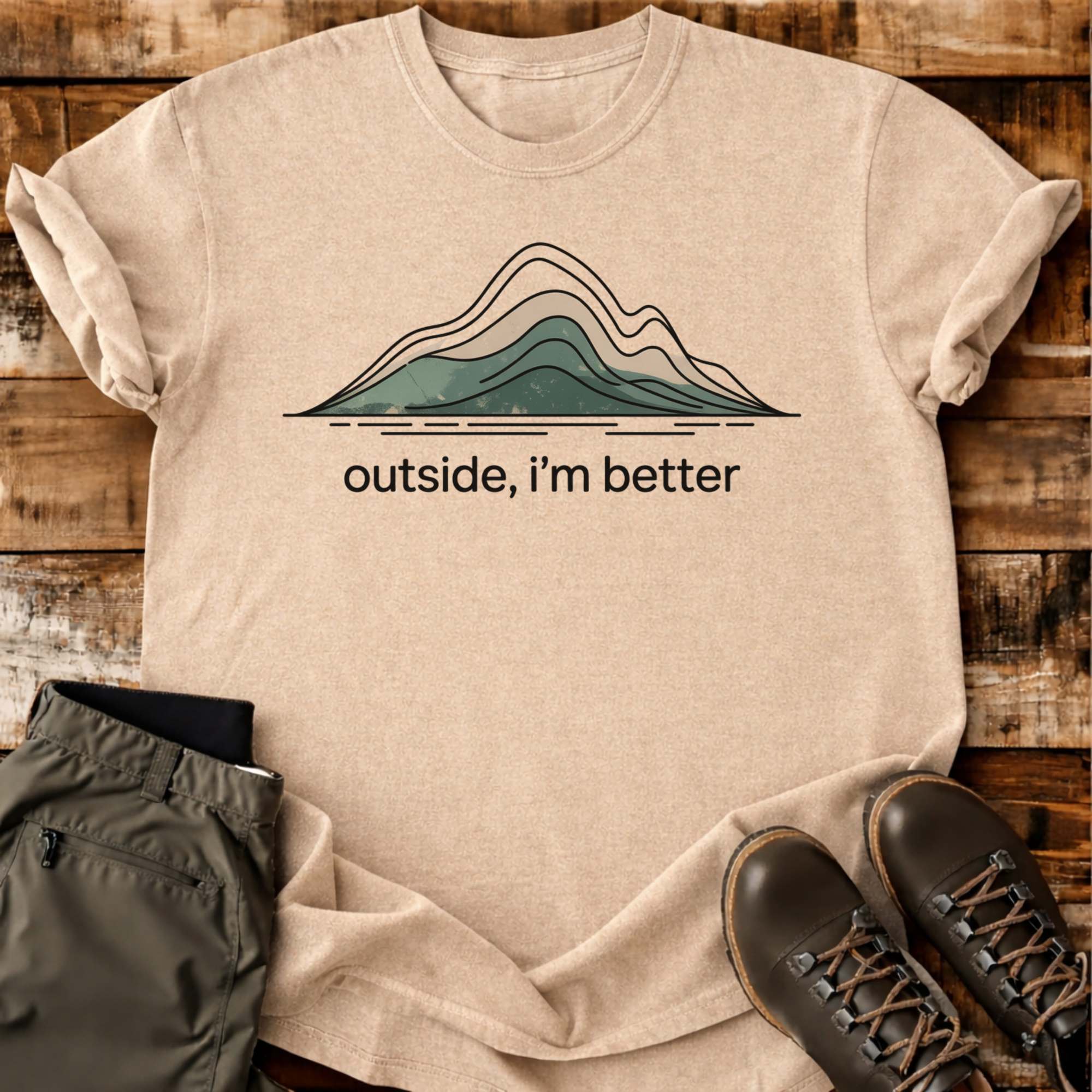 Outside I'am Better T-shirt