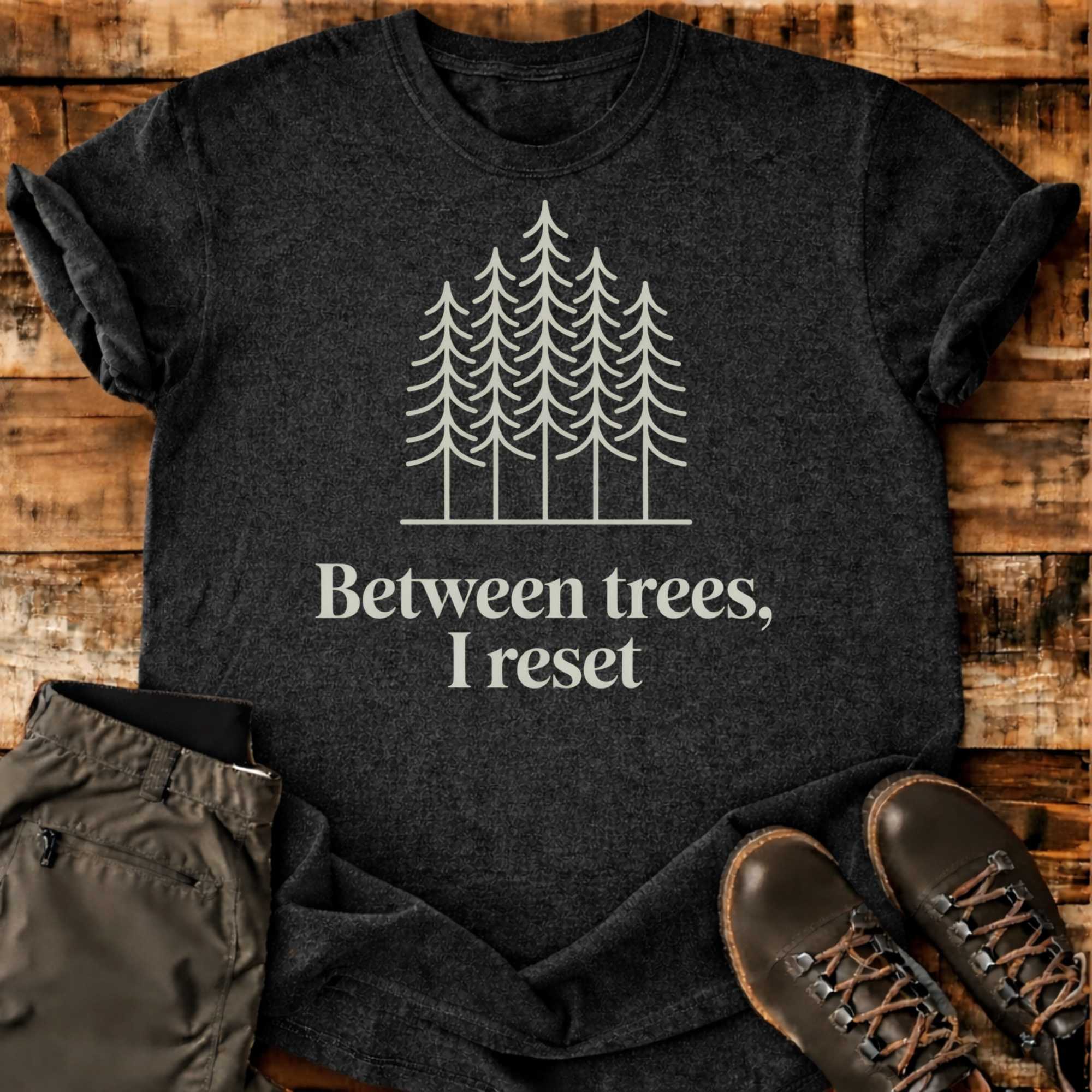 Between Trees I Reset T-shirt – GroundWorn