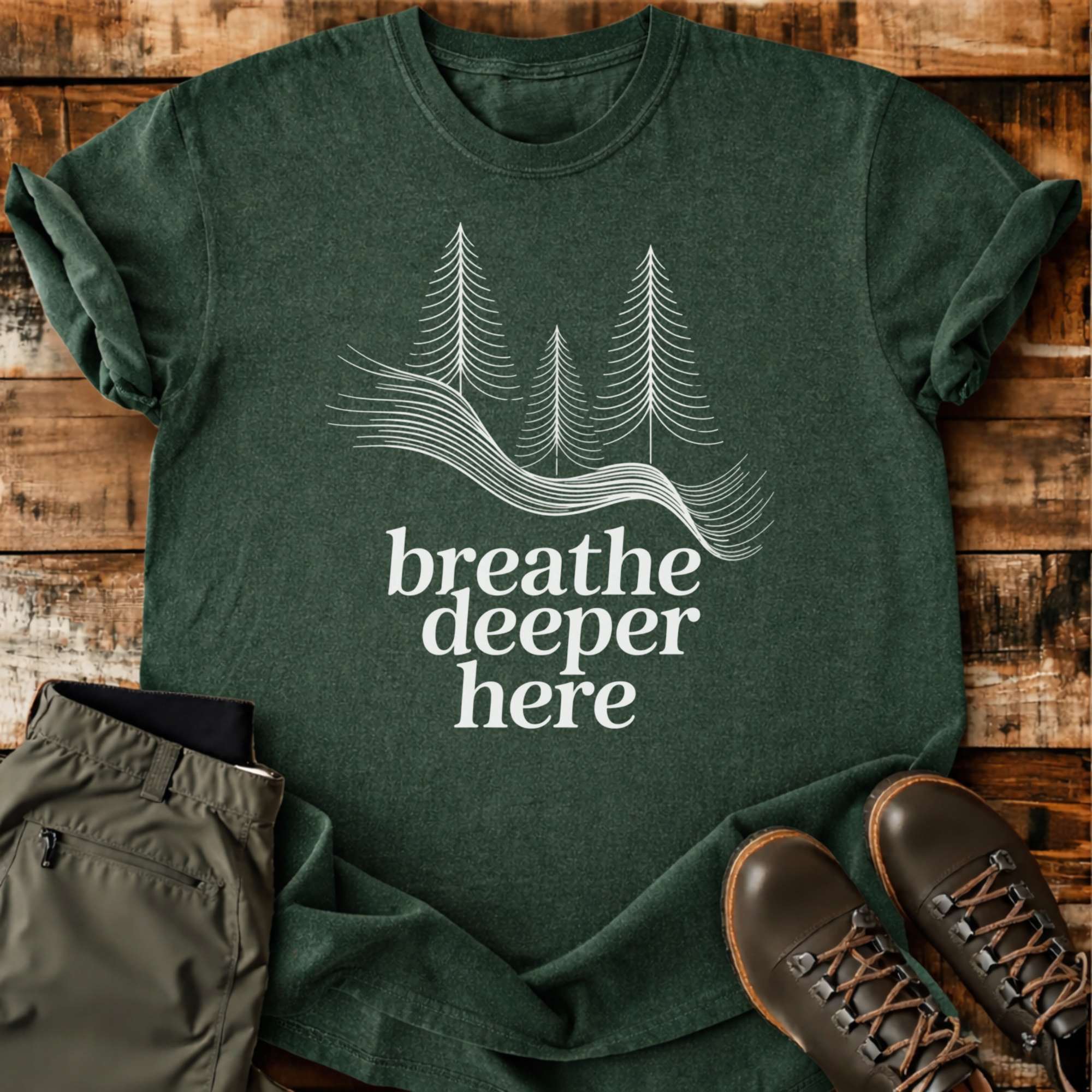Breathe Deeper Here T-shirt