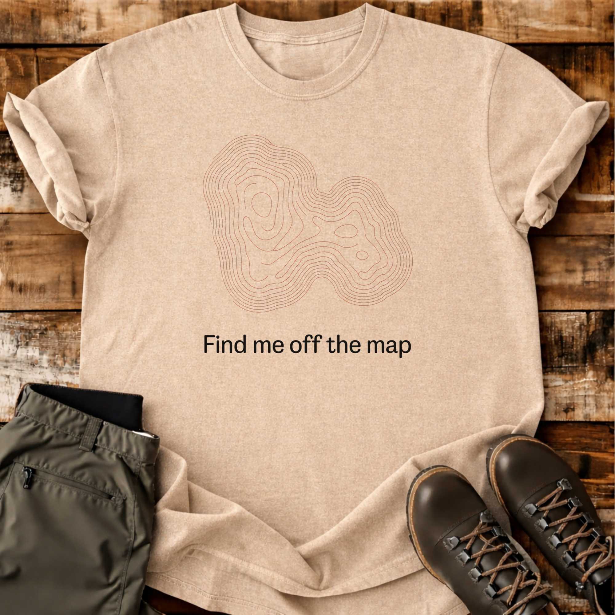 Find Me Off The Map T-shirt