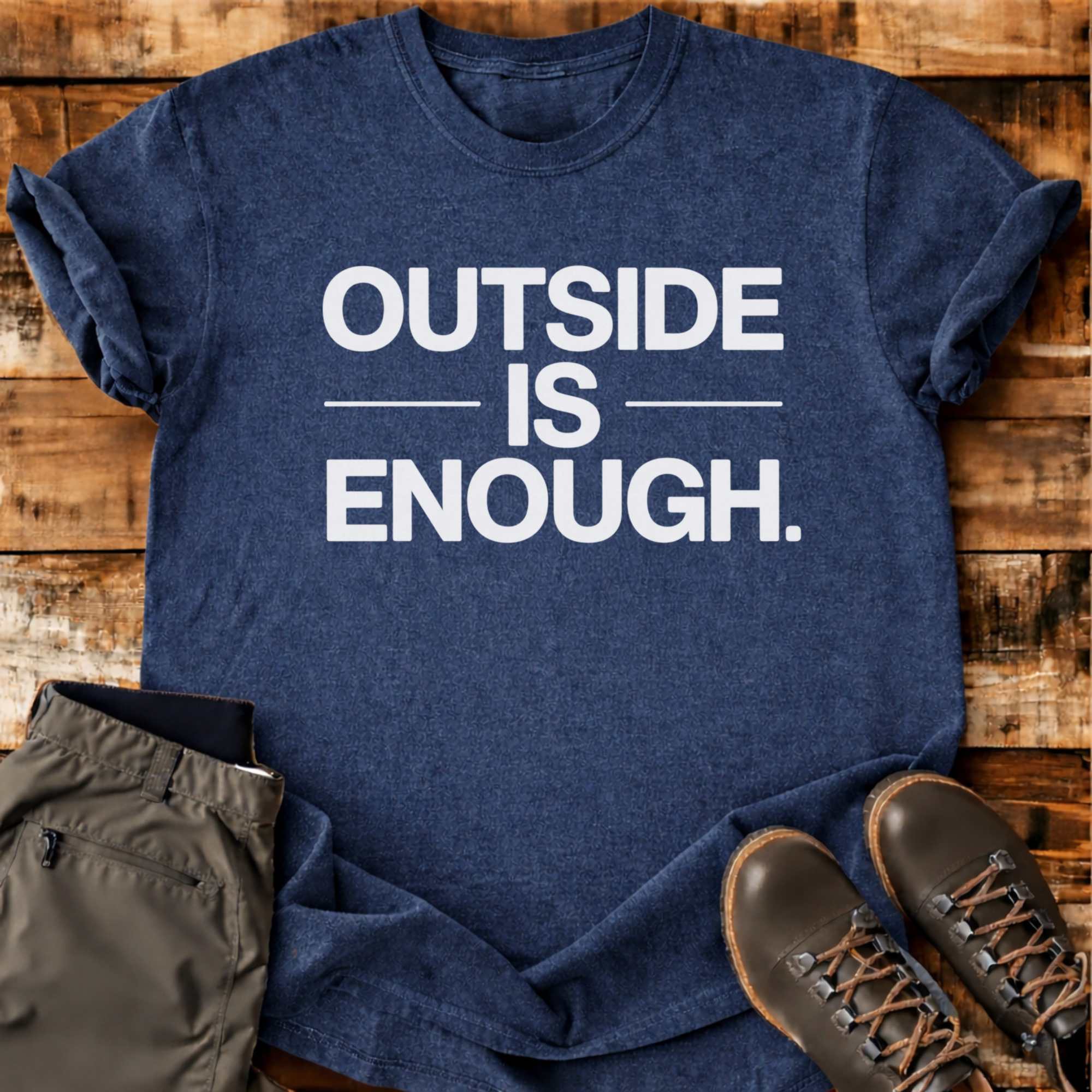 Outside Is Enough T-shirt