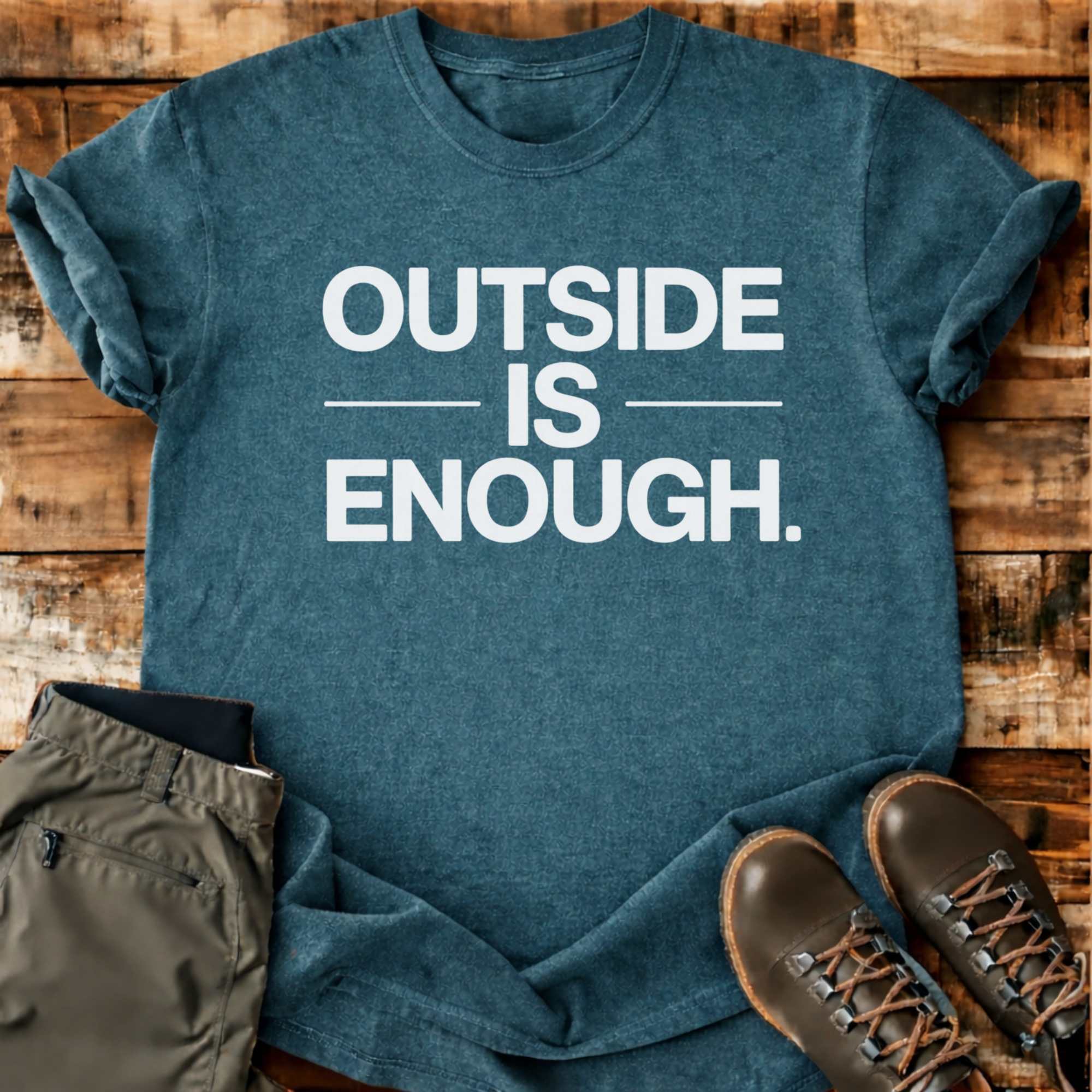 Outside Is Enough T-shirt