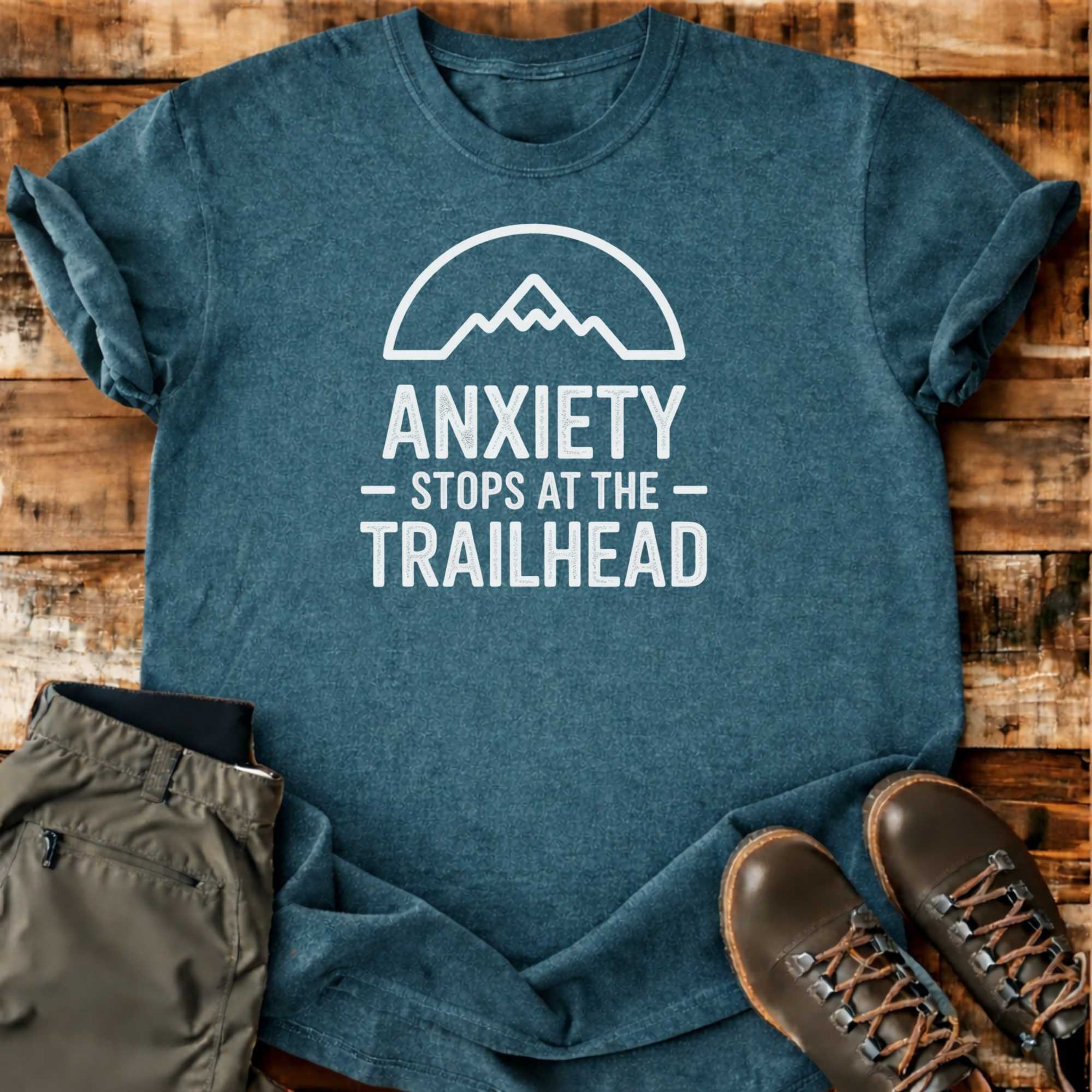 Anxiety Stops T-shirt