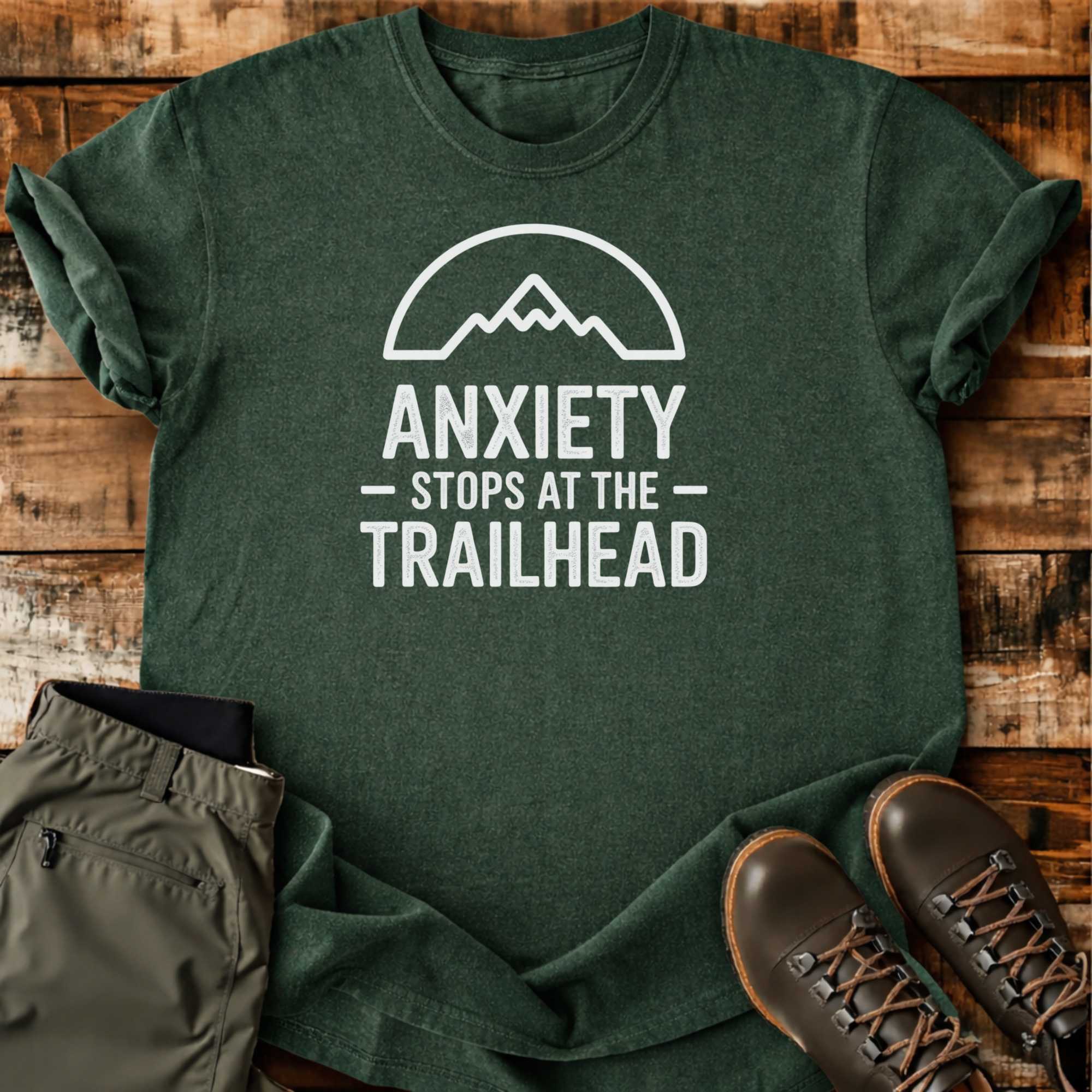 Anxiety Stops T-shirt