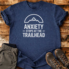 Anxiety Stops T-shirt