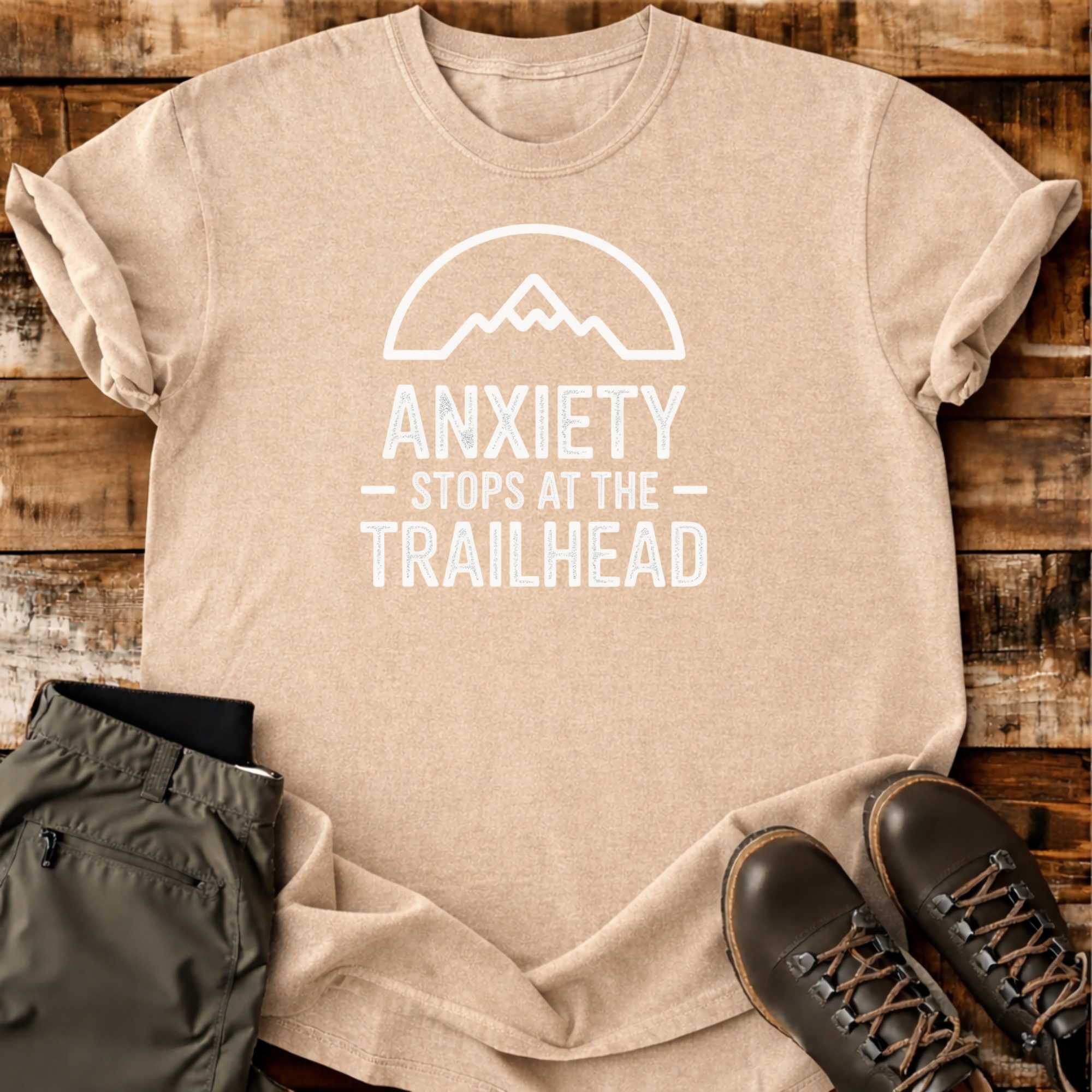 Anxiety Stops T-shirt