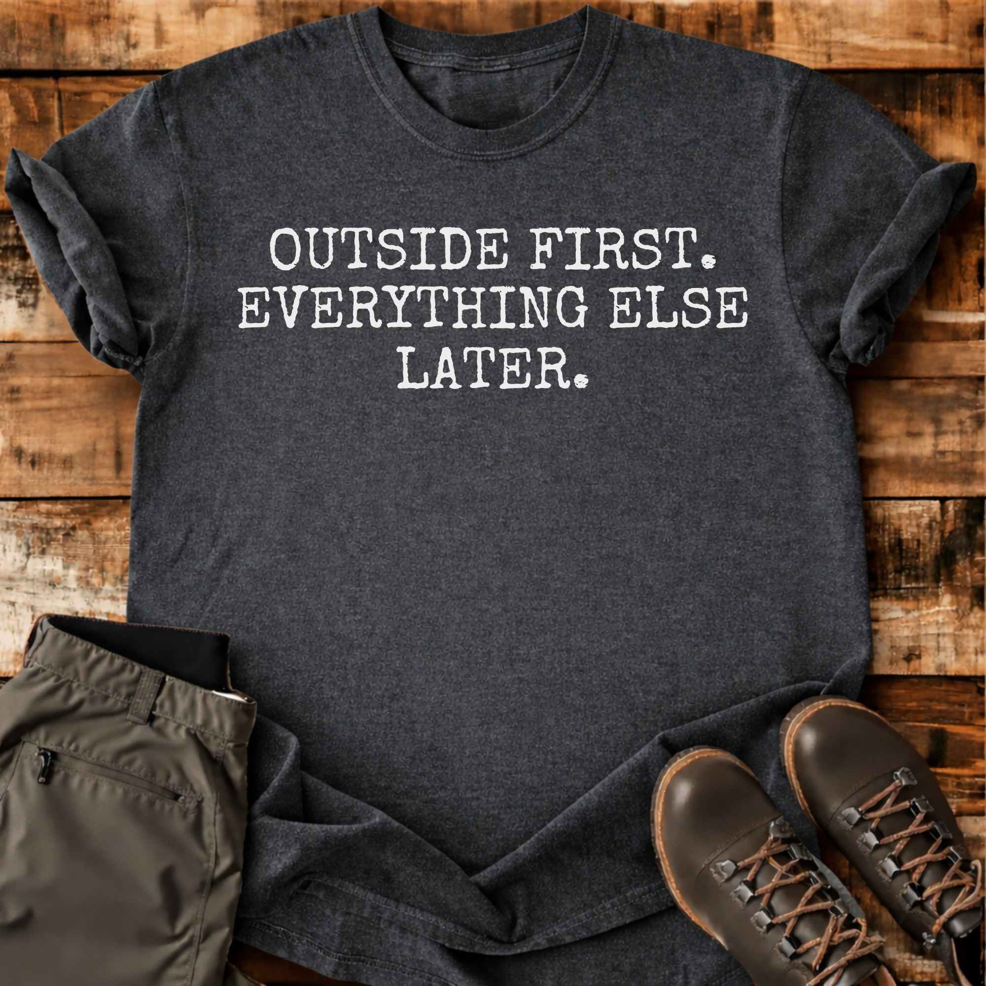 Outside First T-shirt