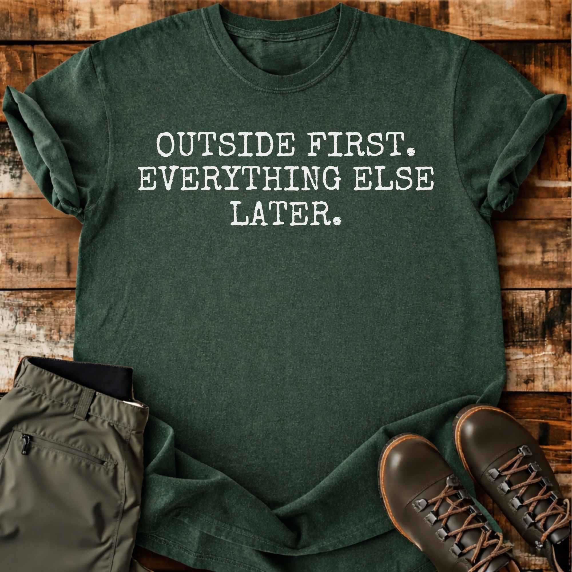 Outside First T-shirt