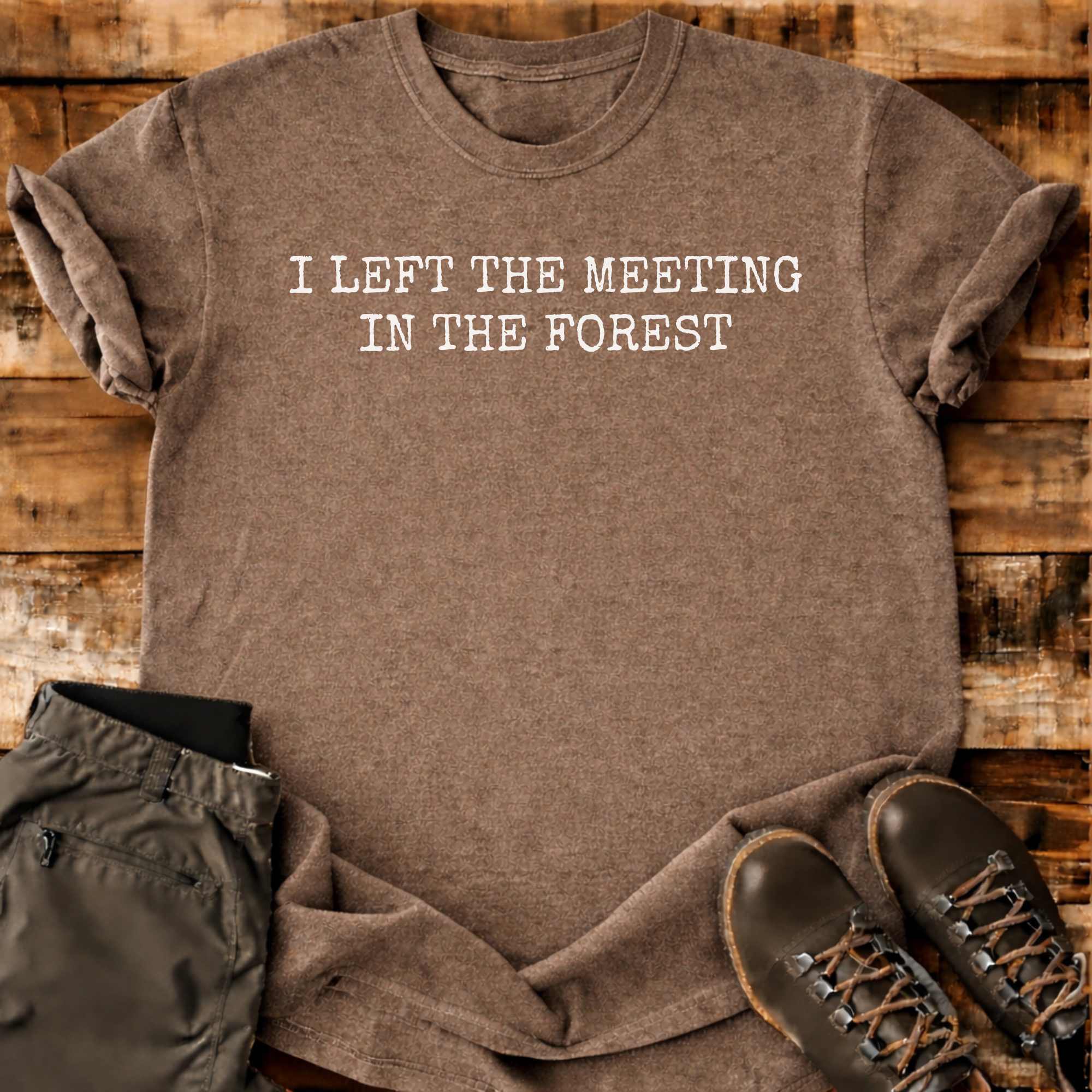 Left The Meeting T-shirt